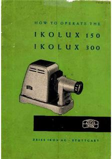 Zeiss Ikon Ikolux manual. Camera Instructions.